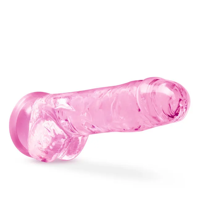 Dildos Naturally Yours 8 Clear Pink Jelly Dildo Blush