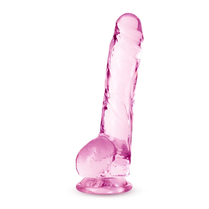 Dildos Naturally Yours 8 Clear Pink Jelly Dildo Blush