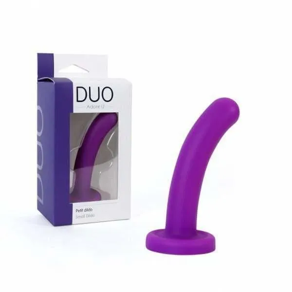 Dildos Sexessories Duo Smooth Curved Silicone Dildo W Suction Cup 3 Sizes