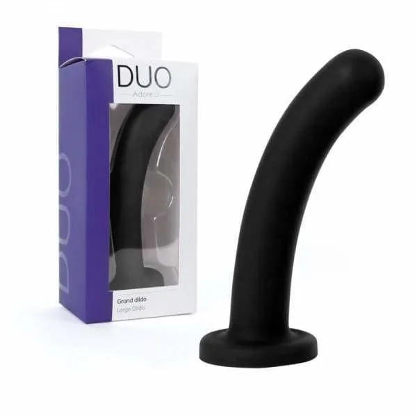 Dildos Sexessories Duo Smooth Curved Silicone Dildo W Suction Cup 3 Sizes