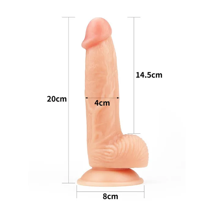 Dildos Various Toy Brands Lovetoy 8 Inch The Ultra Soft Dude Dildo