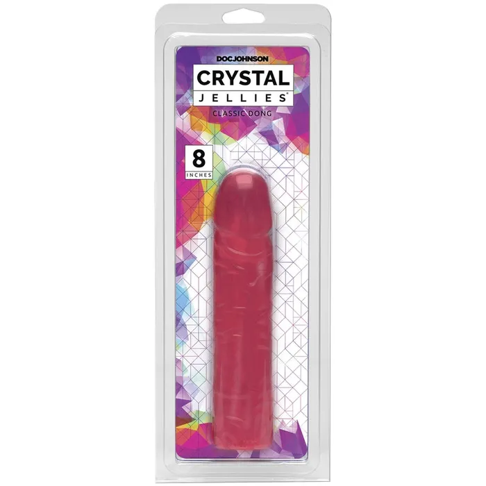 Doc Johnson Classic 8 Crystal Jelly Dong Doc Johnson Dildos