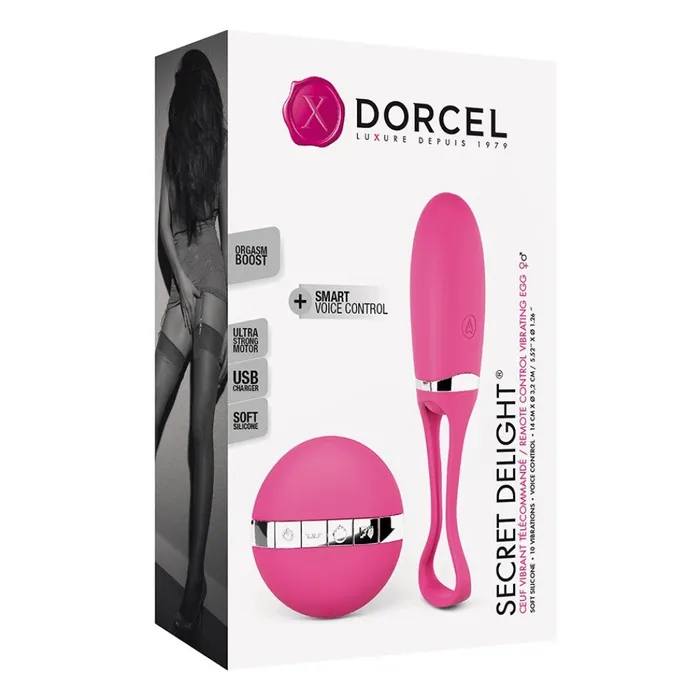 Female Sex Toys Dorcel Secret Delight Remote Control Vibrating Egg Dorcel