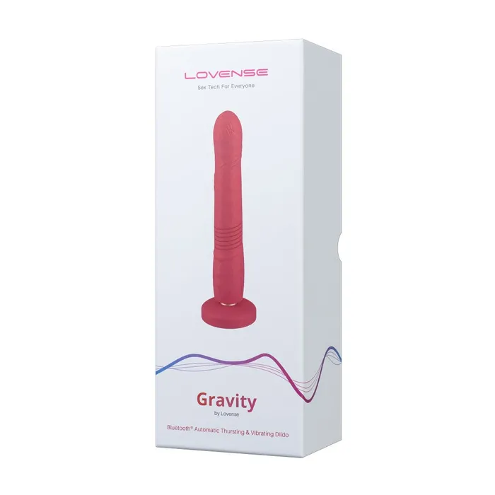 Female Sex Toys Lovense Lovense Gravity Automatic Thrusting Vibrating Dildo with App