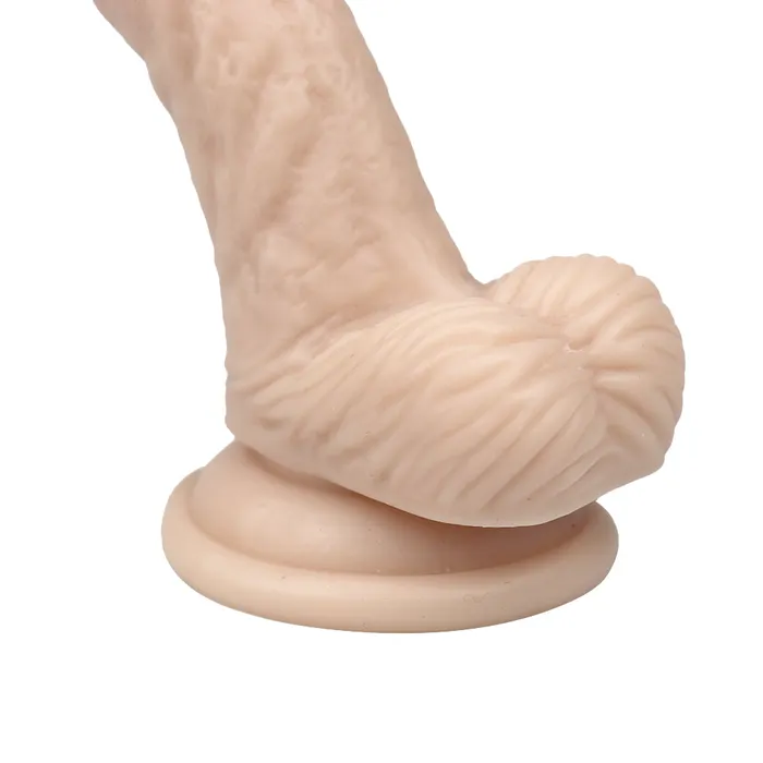 Female Sex Toys STS White Dildo Silicone With Suction Cup Balls