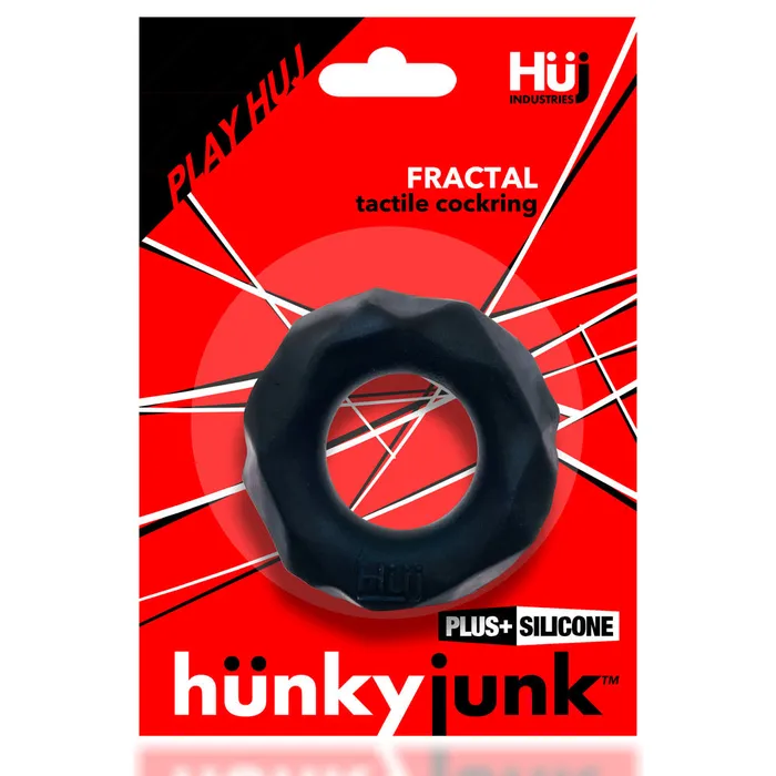 Hunkyjunk Vibrators FRACTAL tactile cockring TAR ICE