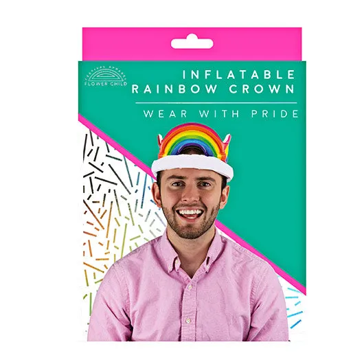 Inflatable Rainbow Crown Gift Republic Female Sex Toys