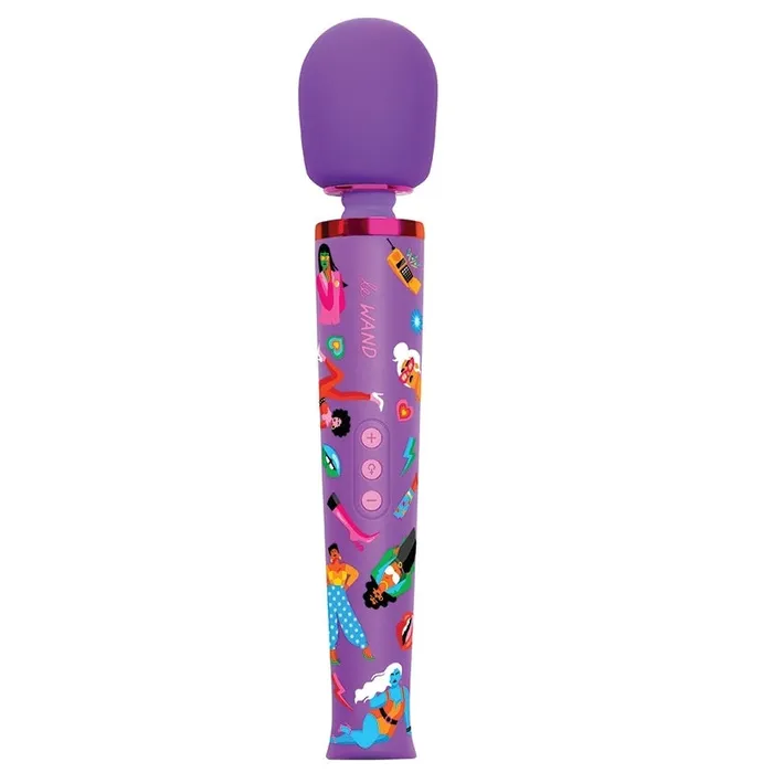 Le Wand Vibrators Le Wand Feel My Power Jade Purple Brown Edition