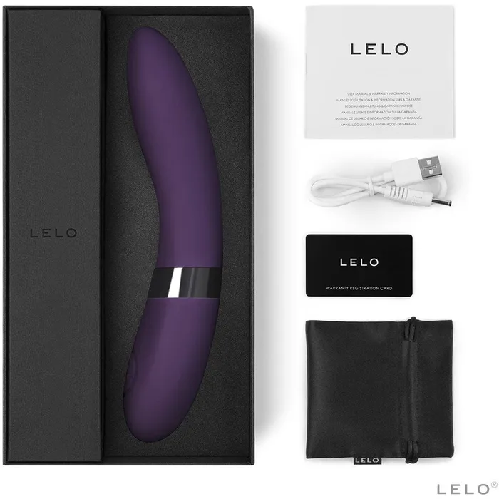 Lelo Female Sex Toys Lelo Elise 2 Dual Powered Massager Plum