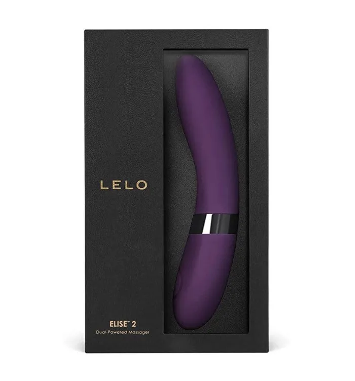 Lelo Female Sex Toys Lelo Elise 2 Dual Powered Massager Plum