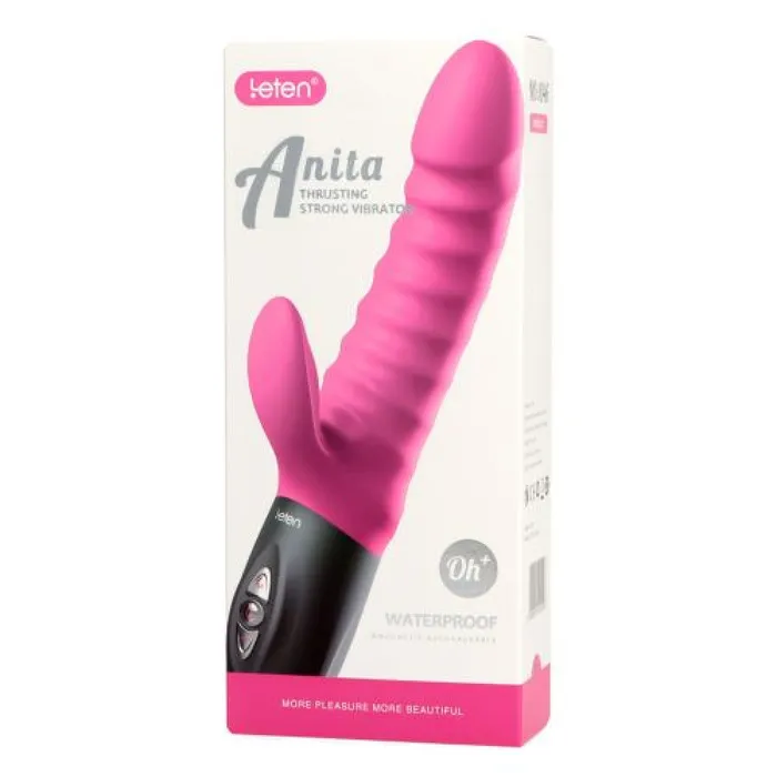 Leten Female Sex Toys Anita Powerful Silicone Thrusting Rabbit Vibrator