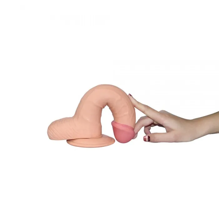 Love Toy Female Sex Toys Dude 22cm flexible realistic cyber skin dildo