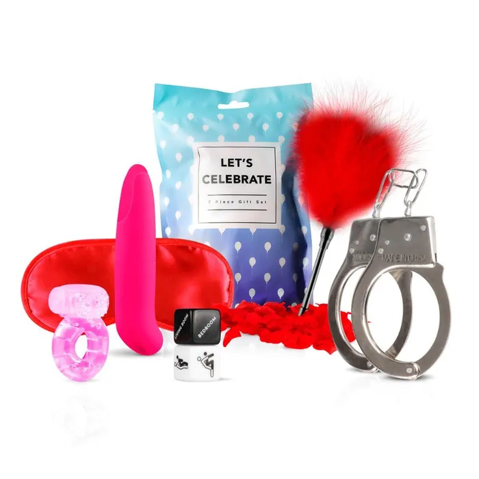 LoveBoxxx Loveboxxx Lets Celebrate 7 Piece Gift Set Couples