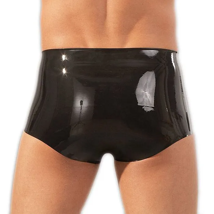 Male Sex Toys Latex Boxers With Penis Sleeve Black The Late X