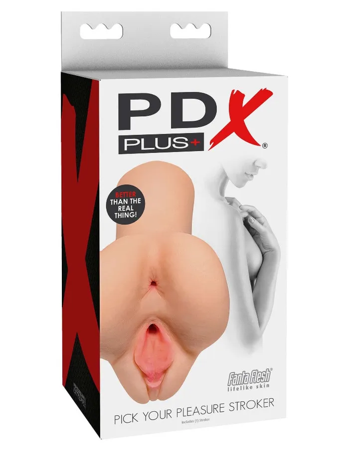 Male Sex Toys PipeDream PDX Plus Pick Your Pleasure Stroker White