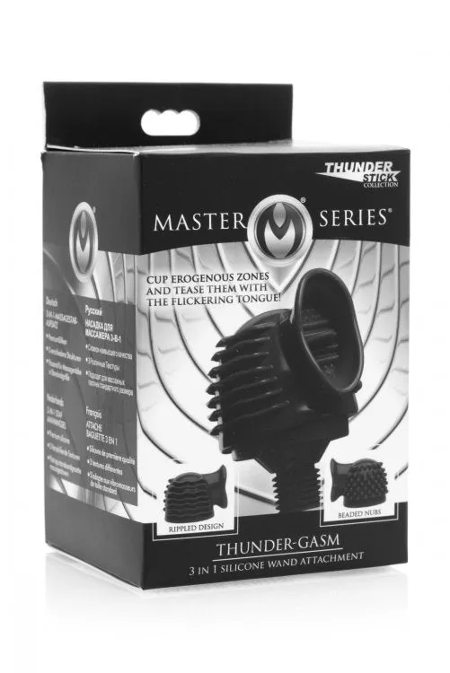 Master Series Female Sex Toys Master Series ThunderGasm 3 in 1 Wand Attachment