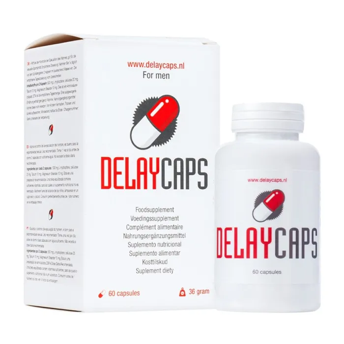 Morningstar Pharma Female Sex Toys DelayCaps Food Supplement For Men 60 Capsules