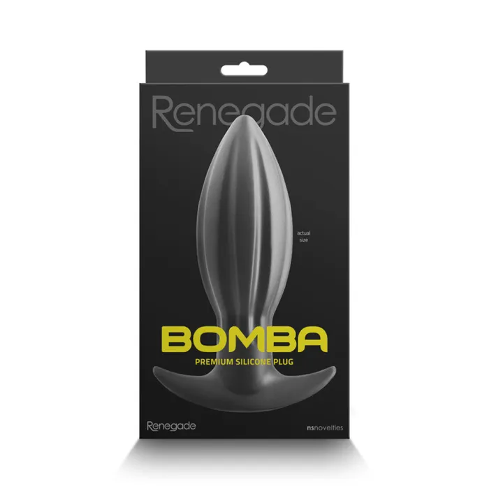 NS Novelties Male Sex Toys Renegade Bomba large flexible silicone anal dilator