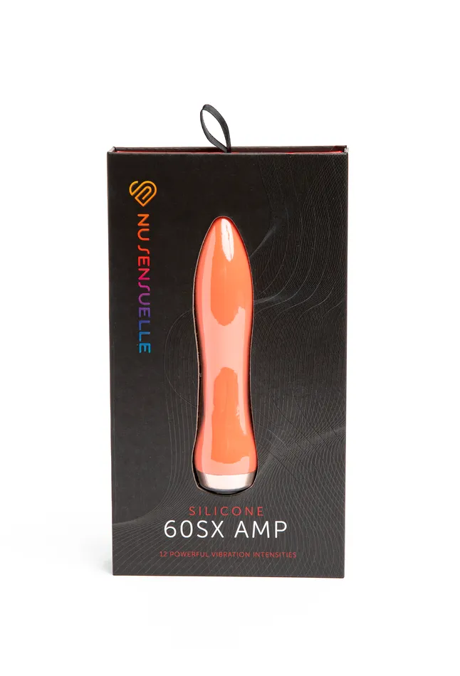 Nu Sensuelle Female Sex Toys 60SX AMP SILICONE BULLET CORAL