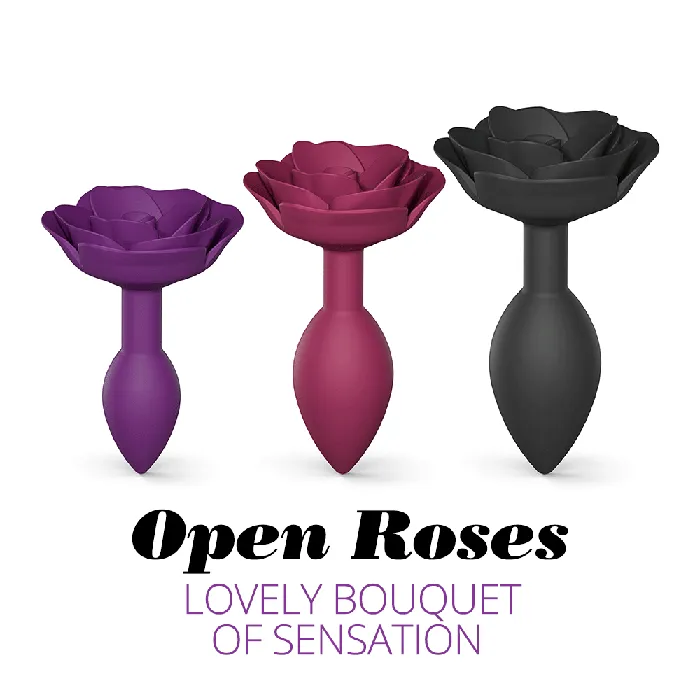 OPEN ROSES L SIZE BLACK ONYX LOVE TO LOVE Anal