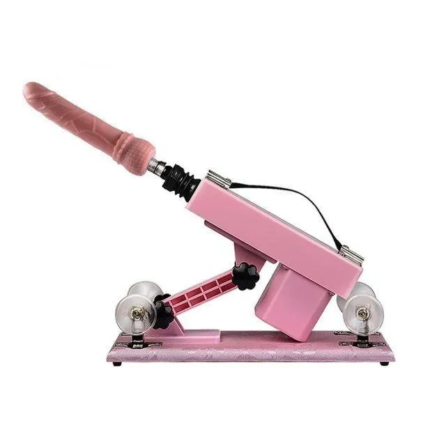 Pink Female Sex Machine with Dildo Accessories mysite Female Sex Toys