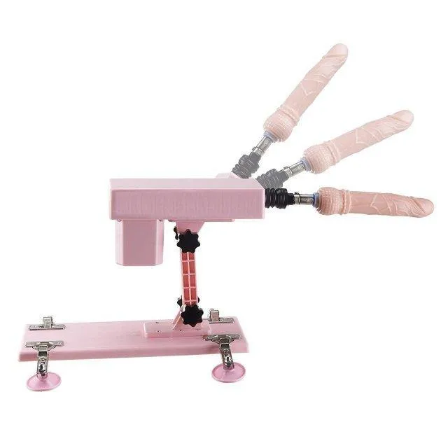 Pink Female Sex Machine with Dildo Accessories mysite Female Sex Toys