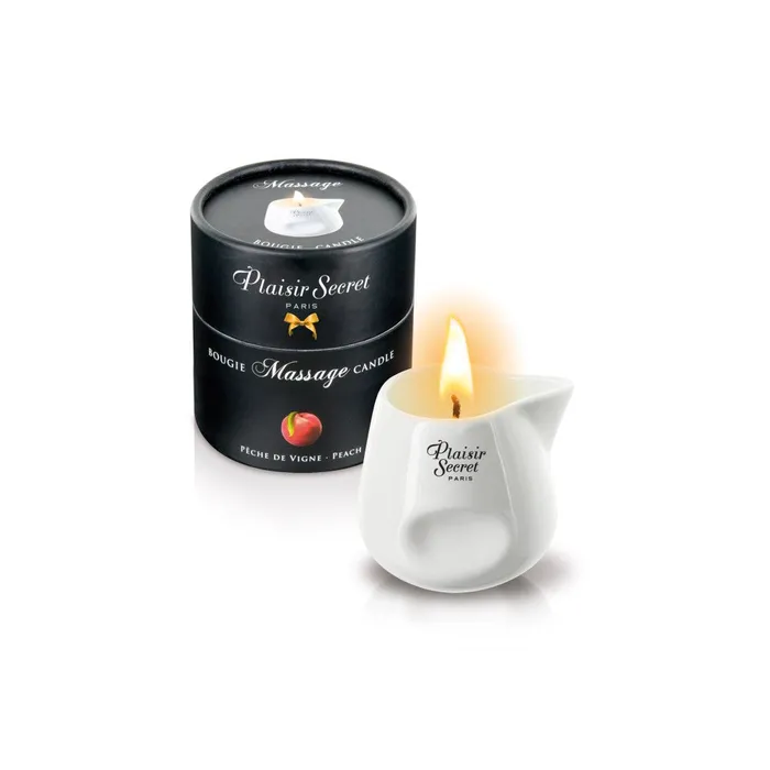 Plaisirs Secrets Couples Ralica Plaisir Secret massage candle with peach aroma