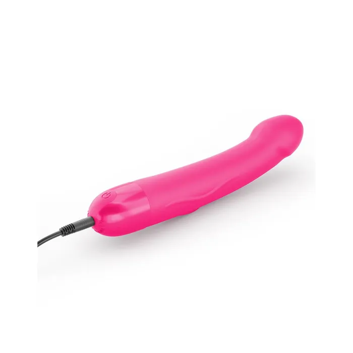 Powerful rechargeable Gspot silicone vibrator Real Vibration M pink Dorcel Vibrators