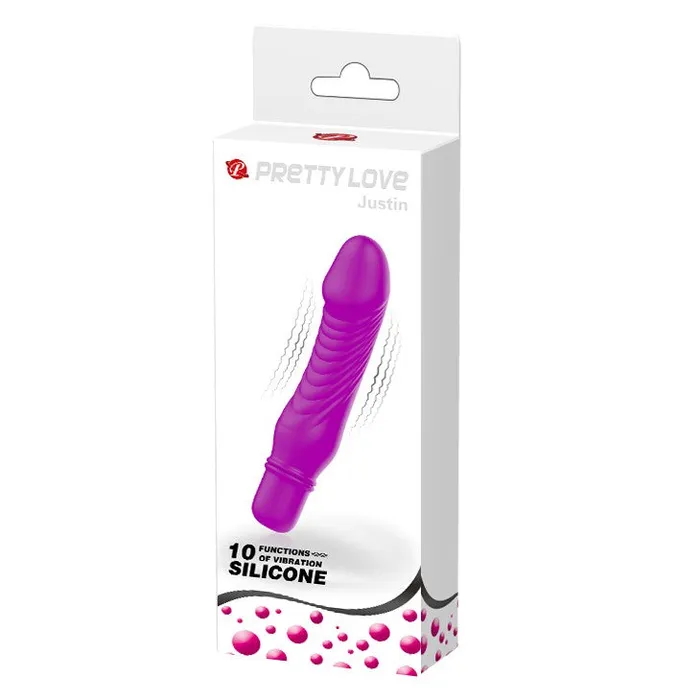 Pretty Love Stev Small Silicone Vibrator Purple Pretty Love Vibrators