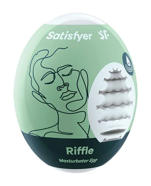 Satisfyer Masturbator Egg Riffle Satisfyer Male Sex Toys