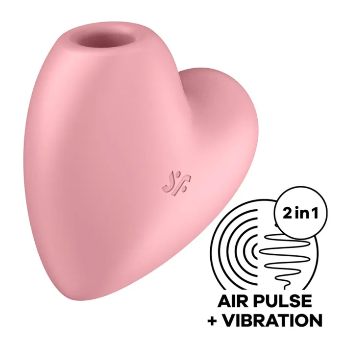 Satisfyer Satisfyer Cutie Heart Air Pulse Vibrator Pink Vibrators