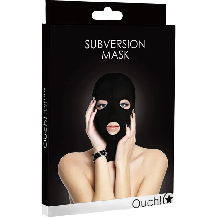 Sexessories Subversion Mask Breathable Black Submission Hood Anal