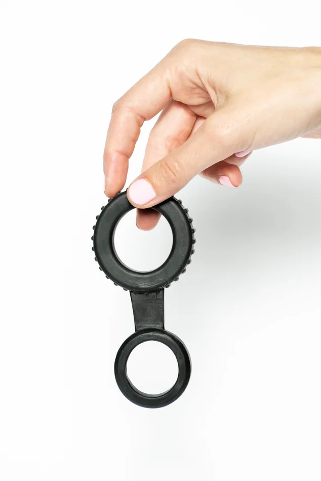 Shots Male Sex Toys SONO BY SHOTS N47 COCKRING WITH BALL STRAP