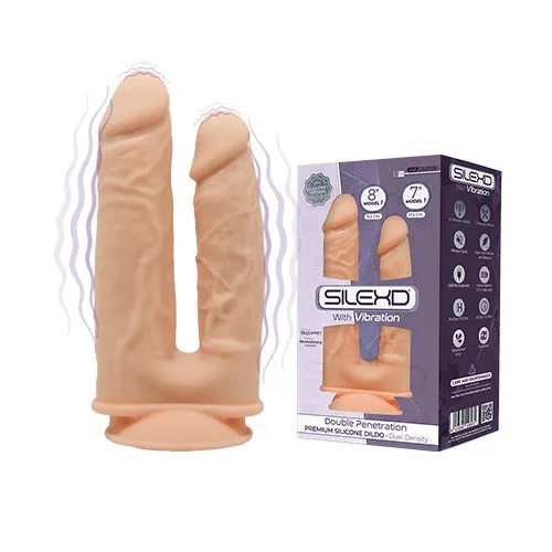 SilexD Female Sex Toys SilexD Realistic Vibrating Double Penetrator