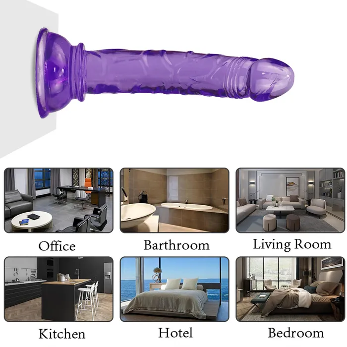  Small purple dildo small Suction Cup Dildos