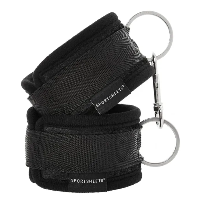 Sportsheets Restraints Soft Wrist Cuffs Black