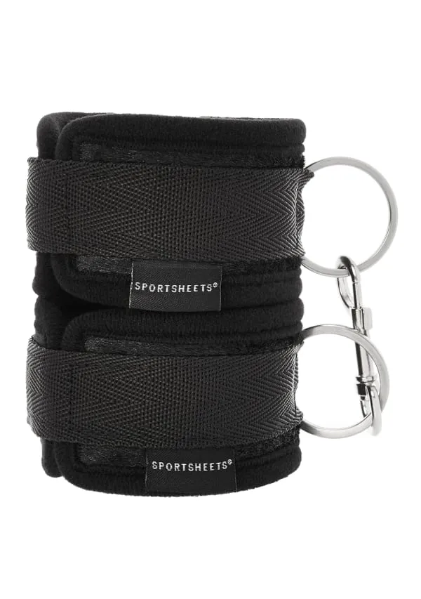 Sportsheets Restraints Soft Wrist Cuffs Black