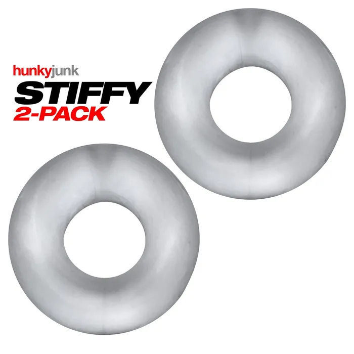 STIFFY 2pack bulge cockrings CLEAR ICE Hunkyjunk Anal