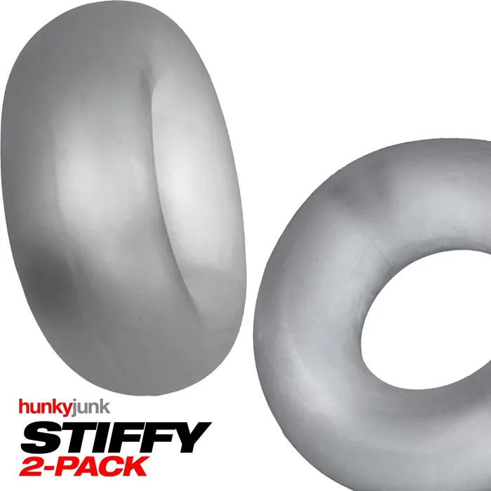 STIFFY 2pack bulge cockrings CLEAR ICE Hunkyjunk Anal