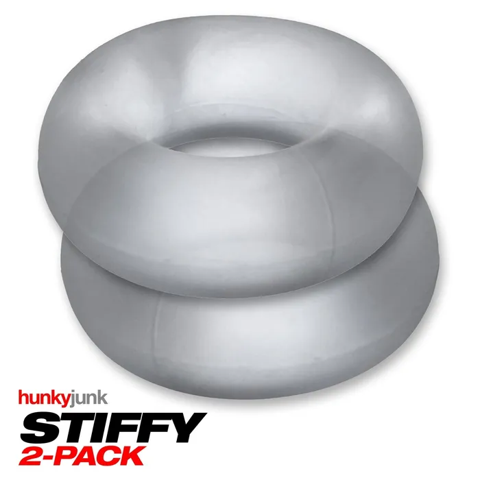 STIFFY 2pack bulge cockrings CLEAR ICE Hunkyjunk Anal