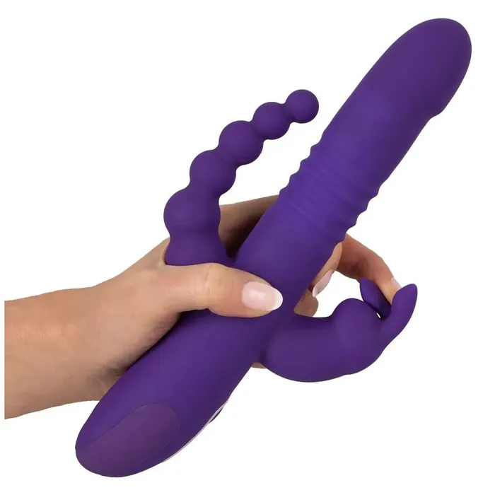 Sweet Smile Triple Multifunctional Silicone Vibrator You2Toys Vibrators