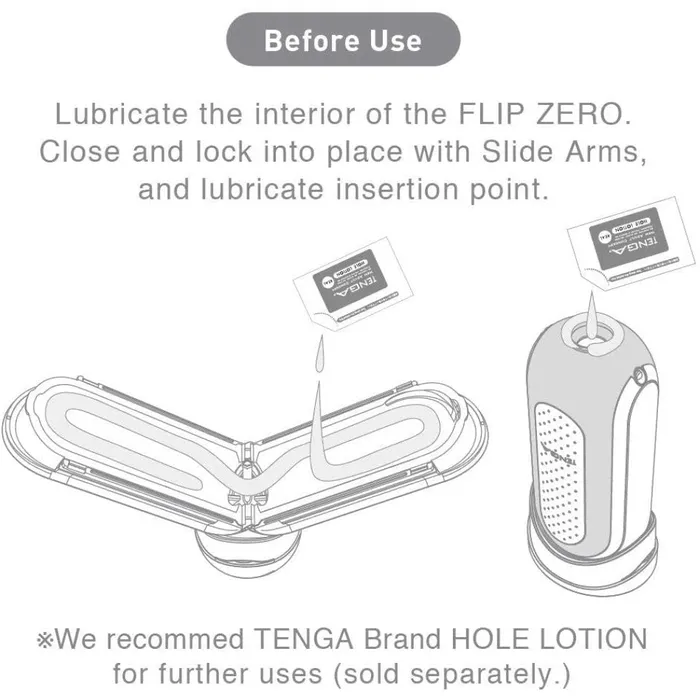 Tenga Luxury flip zero gravity silicone masturbator white Male Sex Toys