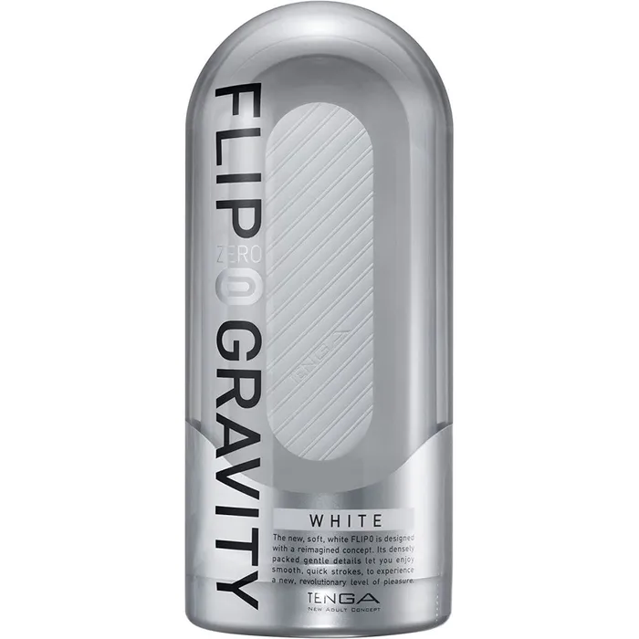 Tenga Luxury flip zero gravity silicone masturbator white Male Sex Toys