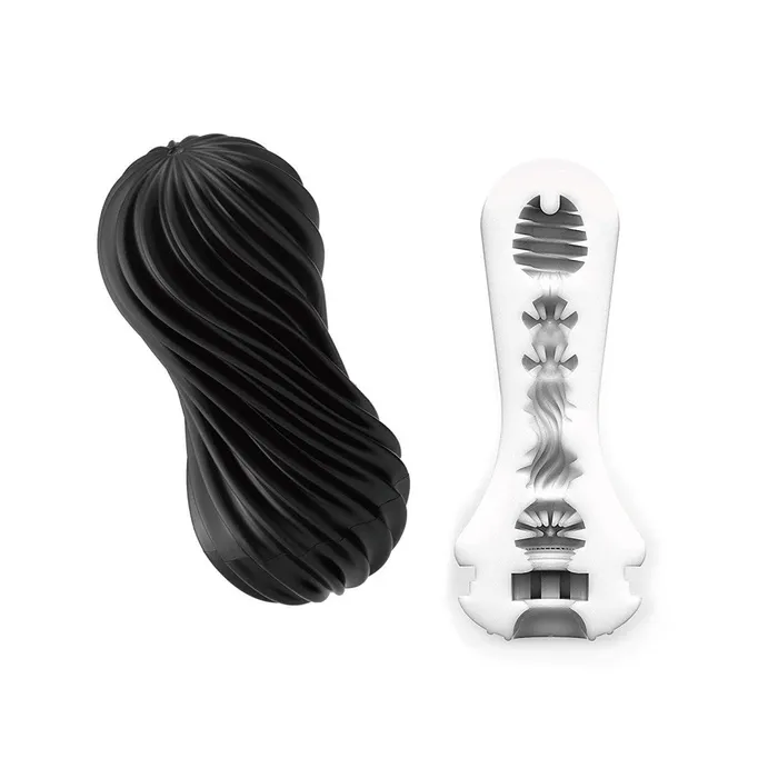 Tenga Male Sex Toys Original masturbator Tenga Flex Rocky Black