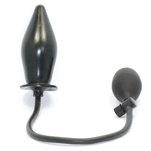 Various Toy Brands Anal Pump N Play Black Inflatable Butt Plug