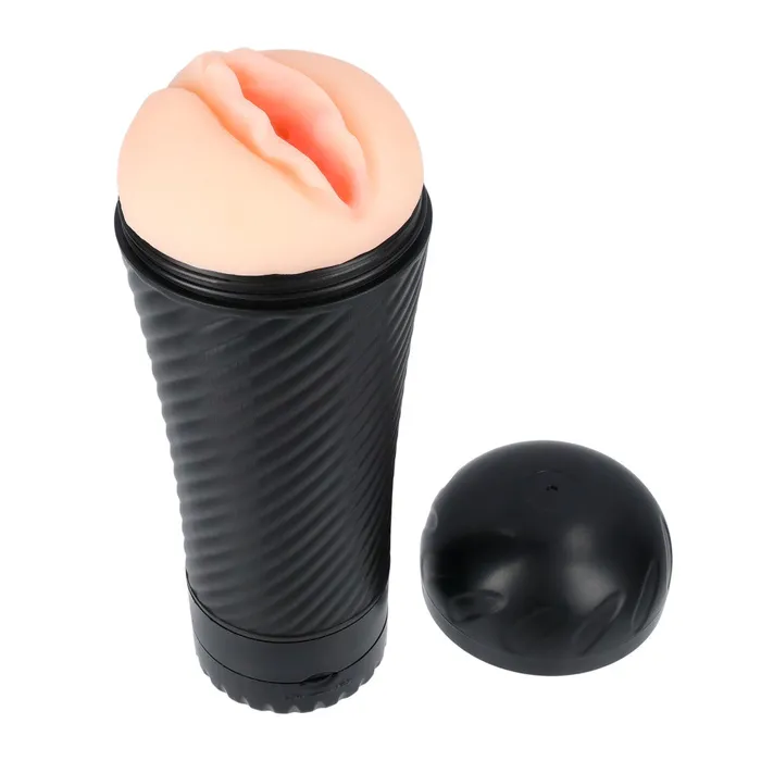 Vibrating Stroker masturbator Pink Pussy Lybaile Male Sex Toys