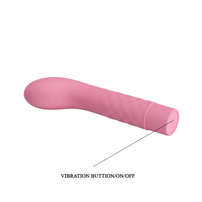 Vibrators Pretty Love Atlas Gspot Silicone Vibrator Pink