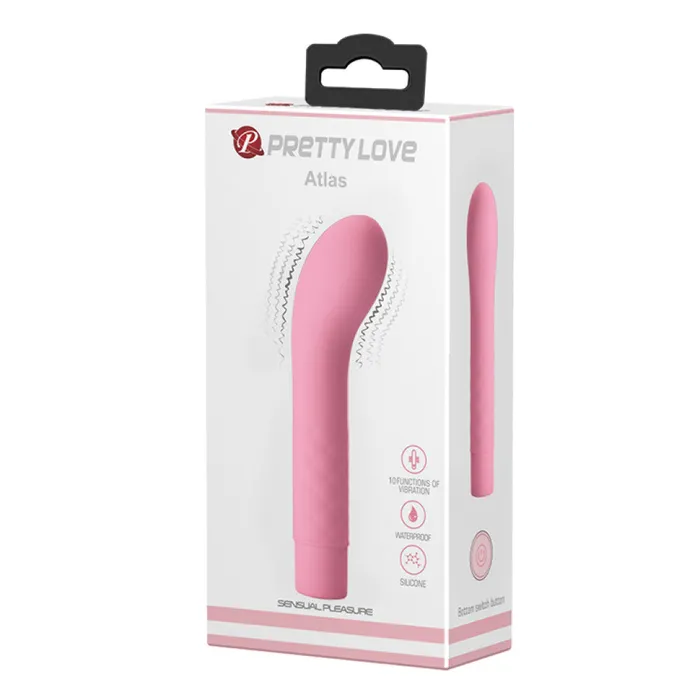 Vibrators Pretty Love Atlas Gspot Silicone Vibrator Pink