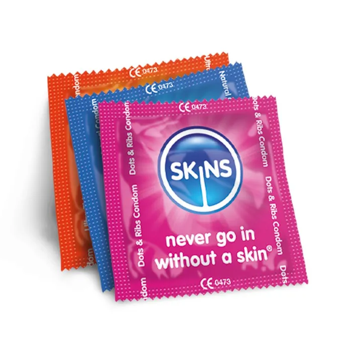 Vibrators Skins Condoms Skins Condoms Assorted 12pk