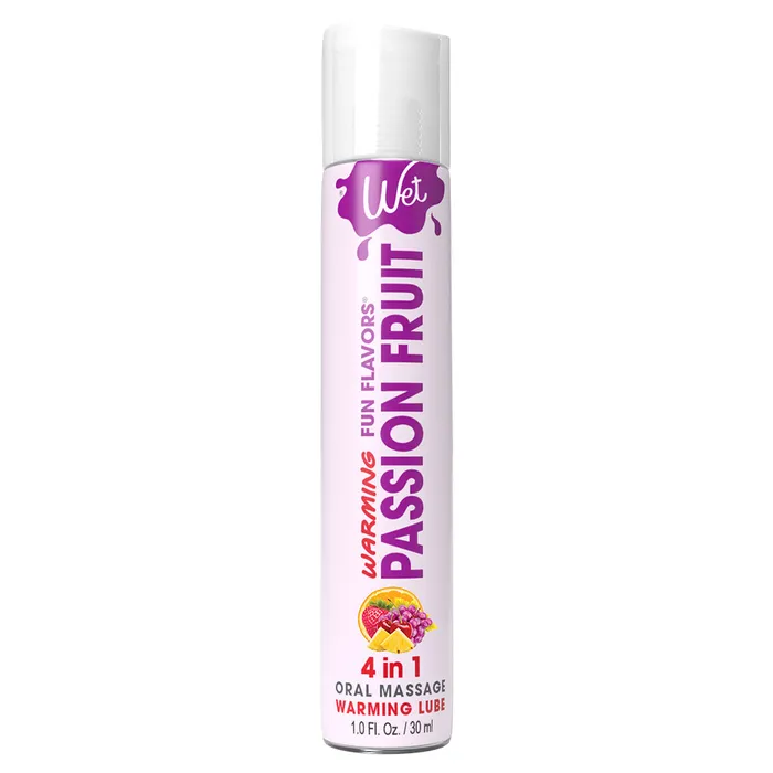 Vibrators Wet Fun Flavours Passion Fruit 1 Fl Oz 30 ml